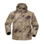 AU Wholesale Waterproof Windproof outdoor camping fishing climbing 3 in 1 camouflage softshell with hood