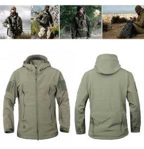 Wholesale Waterproof Windproof outdoor camping fishing climbing 3 in 1 camouflage men’s softshell jacketswith hood