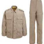 Khaki military uniform BDU