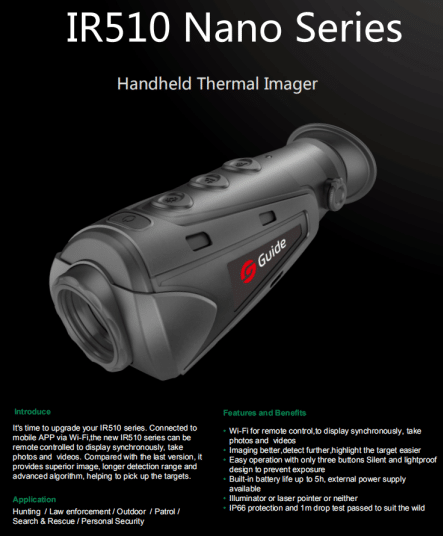 guide IR night vision Thermal imager
