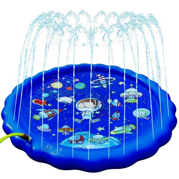 170cm Inflatable Spray Water Cushion Summer Kids Pets Play Water Mat Lawn Games Pad Sprinkler Play 1