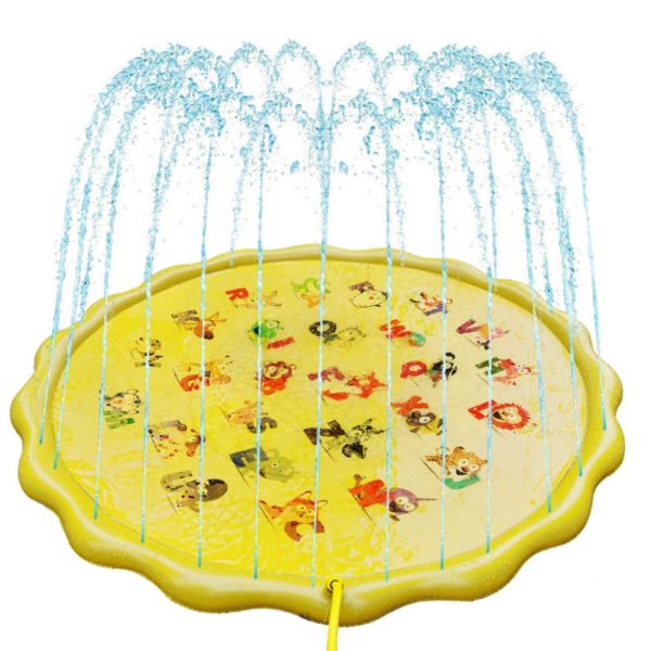 170cm Inflatable Spray Water Cushion Summer Kids Pets Play Water Mat Lawn Games Pad Sprinkler Play 3