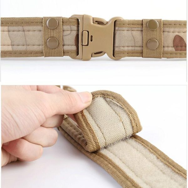 2020 New Army Style Combat Belts Quick Release Tactical Belt Fashion Men Canvas Waistband Outdoor Hunting 3