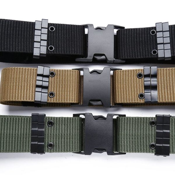 5 5cm Tactical Belt Us Army Training Combat Thickening Double Row Hole S Outer Wear Special 4