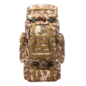 80/100L Outdoor Military Rucksacks Oxford Fabric Waterproof Tactical backpack Sports Camping Hiking Trekking Fishing Hunting Bag