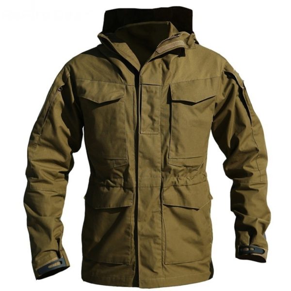 brown tactical jacket