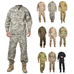 Men Military Uniform Airsoft Jacket Pants US Army Suit Soldier Combat Shirts ACU Jungle Camouflage CP Tactical Clothing