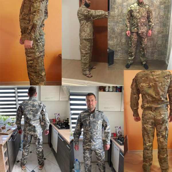 Men Military Uniform Airsoft Jacket Pants Us Army Suit Soldier Combat Shirts Acu Jungle Camouflage Cp 4