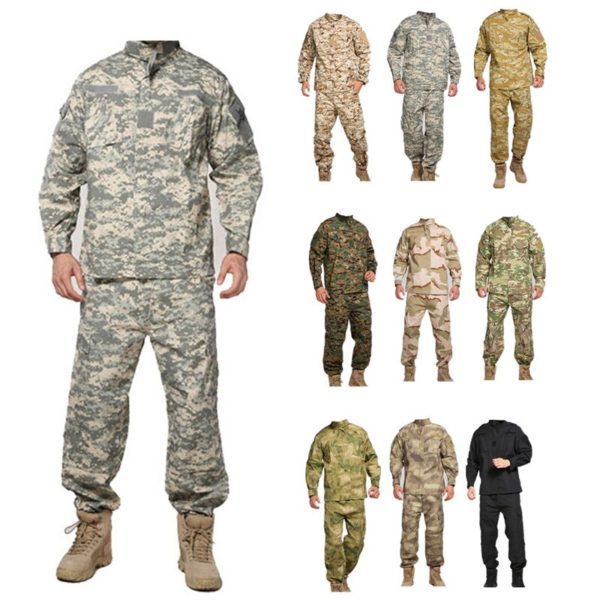 Men Military Uniform Airsoft Jacket Pants Us Army Suit Soldier Combat Shirts Acu Jungle Camouflage Cp