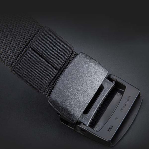 Men S Casual Fashion Tactical Belt Alloy Automatic Buckle Youth Students Belt Outdoor Sports Training 3