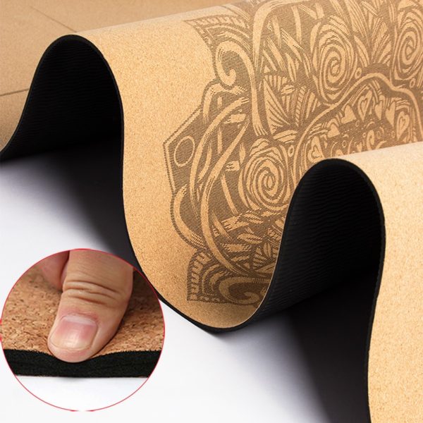 Natural Cork Tpe Yoga Mat For Fitness 183 61 Sport Mats Pilates Exercise Non Slip Yoga 2