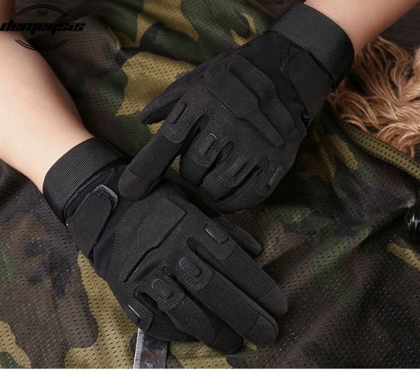 Tactical Full Finger Gloves Outdoor Sports Bicycle Antiskid Gloves Military Army Paintball Shooting Airsoft Bicycle Half 4